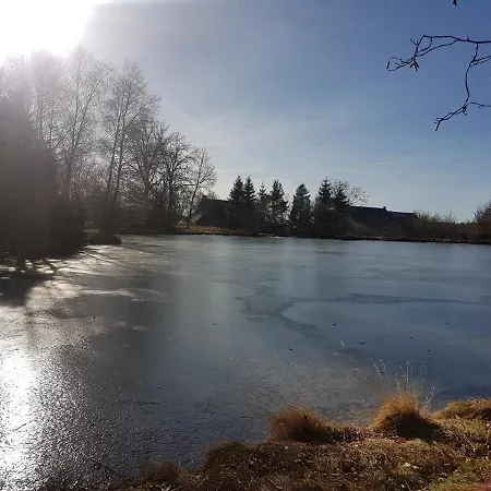 Fermette Typique Auvergnate Dans Son Ecrin D'eau Et De Verdure * Saint-Donat